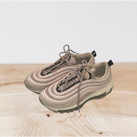 Nike Air Max 97 Running Shoes Pale Pink Gray White Sz 7 - Picture 1 of 10